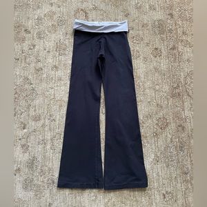 Black Flared Leggings, Size XS